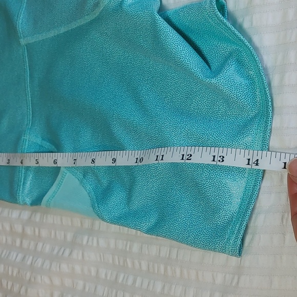 NWT Women's Turquoise Electric Peppermint Biker Shorts XS - Picture 15 of 16